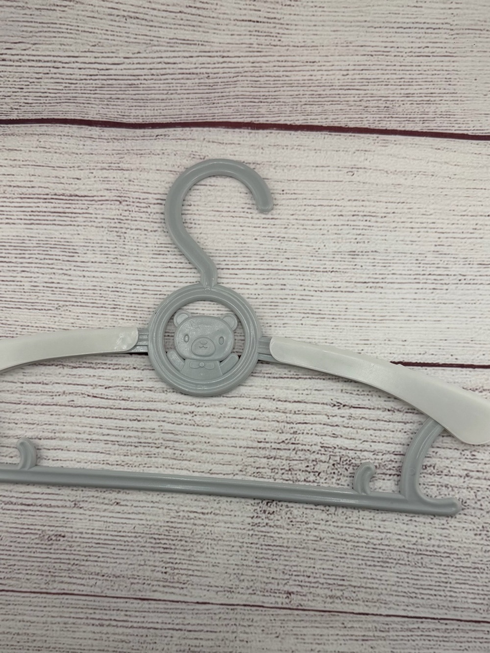Gray Bear Children's Clothes Hanger